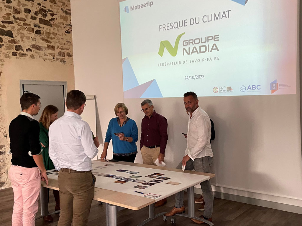 Le Groupe Nadia s’engage pour un avenir durable : La Fresque du Climat